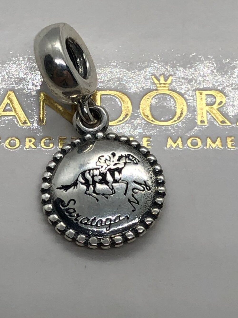 ✨🔥Pandora New York Racing Race Horse says Saratoga NY Charm